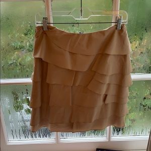 Ruffled beige Ralph Lauren skirt